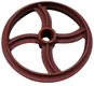 Pièces d'usure disque et dent - Roues rouleaux - Roue cambridge lisse 505 x 70 mm origine