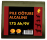 Clôtures - Batteries et piles - Pile saline 9 V 175 Ah