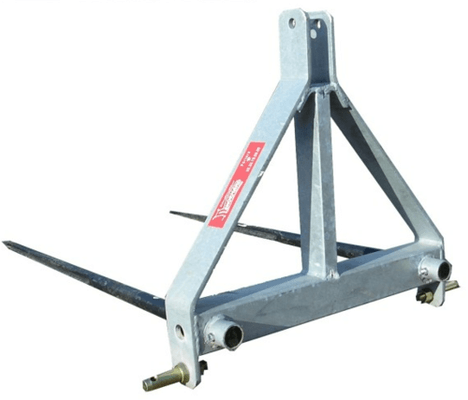 Manutention - Pic botte - Fourche pour balle 2 dents ou 4 dents attelage 3 points.