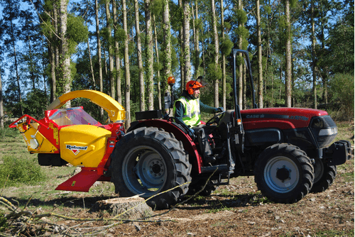 Matériel forestier - Broyeurs de végétaux - Broyeur de branches sur tracteur VEGETOR T et H