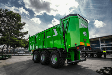 Transport - Remorques agricoles - Benne à fond poussant HMFT
