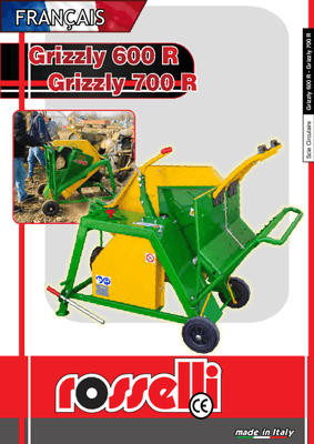 Matériel forestier - Scies à chevalet - Scie circulaire à chevalet GRIZZLY 700 mm