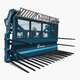 Manutention - Pince balle - Fourche à fond poussant pour ensilage