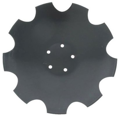 Pièces usure disque, dent - Déchaumage - Disque déchaumeur crénelé 460 x 6 HORSCH adaptable