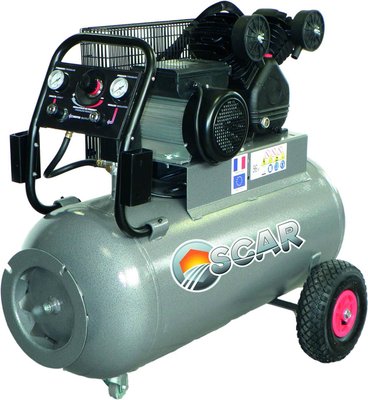Compresseurs, outils pneumatiques - Compresseurs - Compresseur 100 L cylindre V fonte 9 bar 3 CV