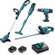 Autre - Divers Motoculture - Coupe-bordures + aspirateur + perceuse + taille-haies + batteries MAKIDLX4093
