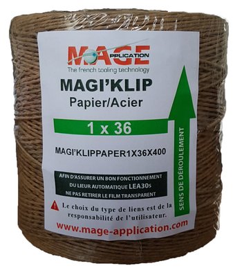 Viticulture, arboriculture - Attacheurs et accessoires - Fil acier/papier D0,36 mm 400 m