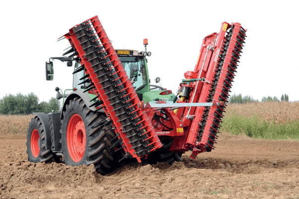 Travail du sol - Outils animés - Herse repliable