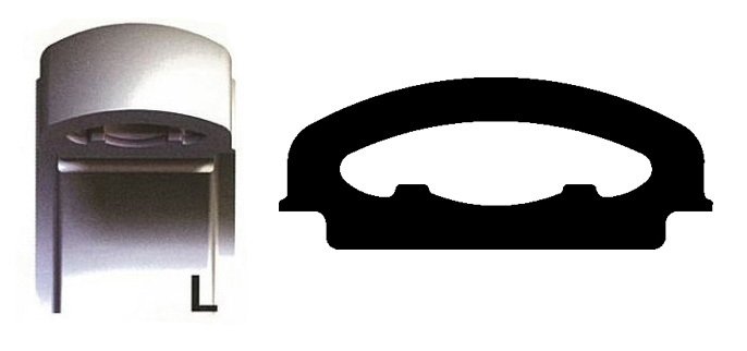 Pneus, chambres à air - Pneus, roues semoir - Pneu universel 300 X 100 mm