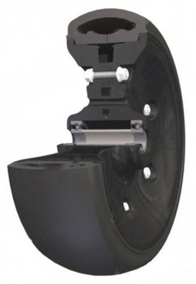 Pneus, chambres à air - Pneus, roues semoir - Roue complète universelle Ø300 X 100 mm