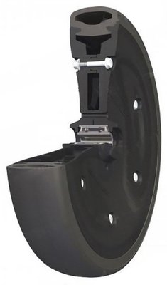 Pneus, chambres à air - Pneus, roues semoir - Roue complète FARMFLEX Ø 330 x 65 mm