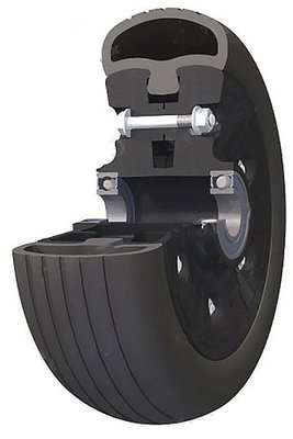 Pneus, chambres à air - Pneus, roues semoir - Roue complète universelle Ø200 X 67 mm