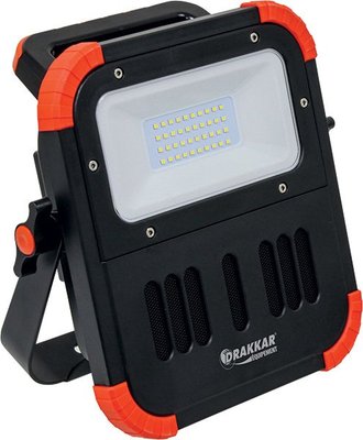 Electricité - Eclairage portatif - Projecteur portable led rechargeable avec haut parleur Bluetooth