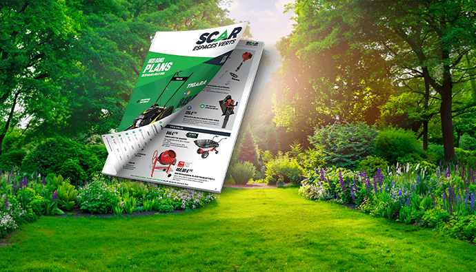 C'est le moment idéal pour entretenir vos espaces verts ! Profitez de nos offres jusqu'au 05 juillet.