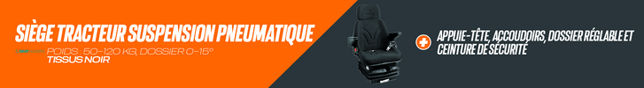 siège tracteur avec suspension