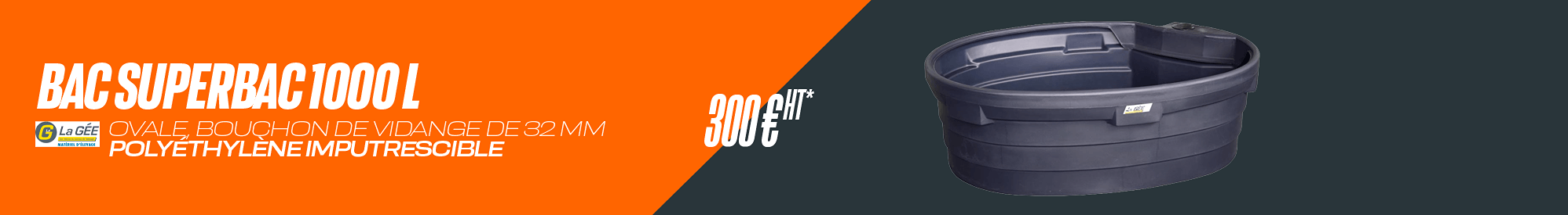 Bac SUPERBAC 1000 L