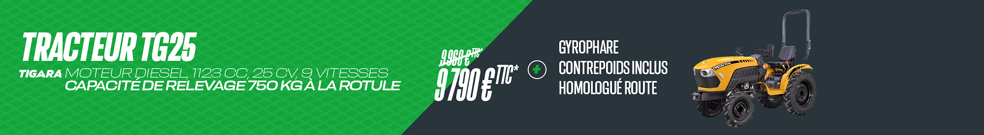 Tracteur TG25