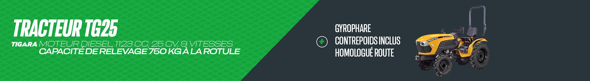 Tracteur TG25