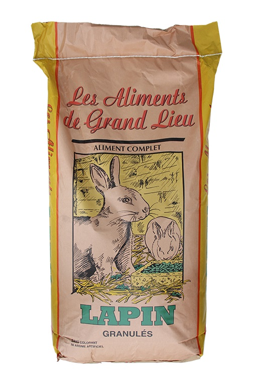 Aliment Complet pour Lapin Lapicroq Fermier 10KG