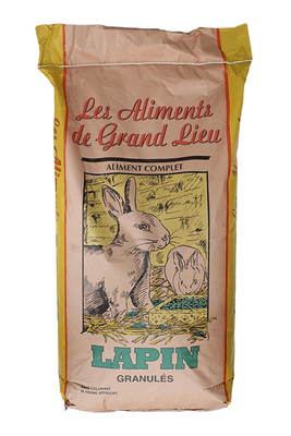 Elevage - Alimentation animale - Aliment complet lapin 25 kg