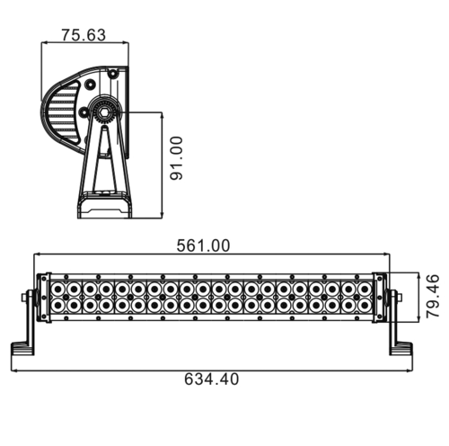 Projecteur longue portée 34 Leds - CD Signalisation