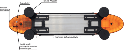 Eclairage, signalisation - Feux, rampes - Rampe de signalisation LED