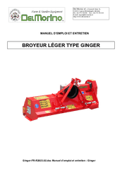 Herbes et entretien - 3 points entretien - Broyeur GINGER