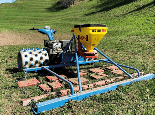 Semis - Semis pour couvert végétal - Mini épandeur à un disque KS 40 M2