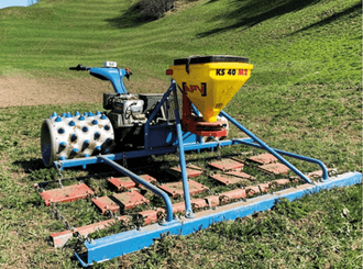 Semis - Semis pour couvert végétal - Mini épandeur à un disque KS 40 M2