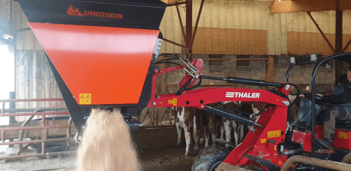 Manutention - Outils de manutention - Godet pailleur de logettes BEDDING MASTER