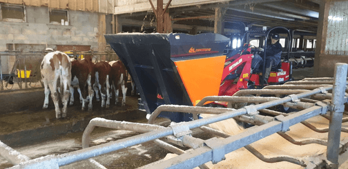 Manutention - Outils de manutention - Godet pailleur de logettes BEDDING MASTER