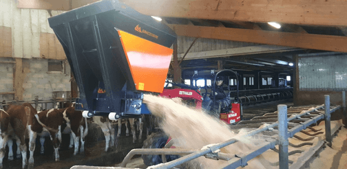 Manutention - Outils de manutention - Godet pailleur de logettes BEDDING MASTER