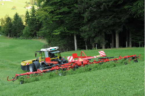 Fenaison - Faneuses - Faneuse SPIDER semi-portée 8,10 ou 14 rotors cat III