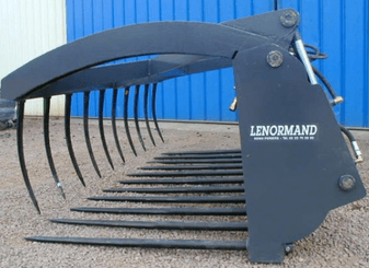 Manutention - Fourche - Fourche pour chargeur avec et sans grappin.