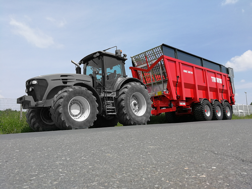 Transport - Remorques agricoles - Benne à fond poussant COBALT