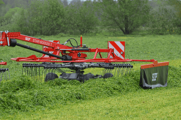 Fenaison - Andaineurs rotatifs - Andaineur STAR 2 rotors, dépose latérale ou centrale