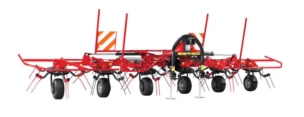 Fenaison - Faneuses - Faneuse SPIDER semi-portée 8,10 ou 14 rotors cat III