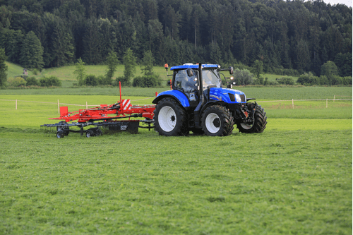 Fenaison - Andaineurs rotatifs - Andaineur STAR 2 rotors, dépose latérale ou centrale